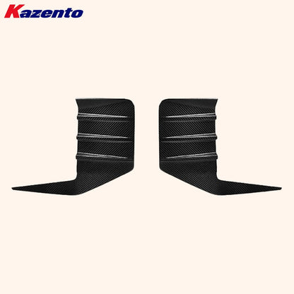 Kazento For BMW M2 G87 Coupe 2023-24 Carbon Fiber MP Rear Bumper Side Vents Duct Cover Kazento Carbon Parts 车身侧板