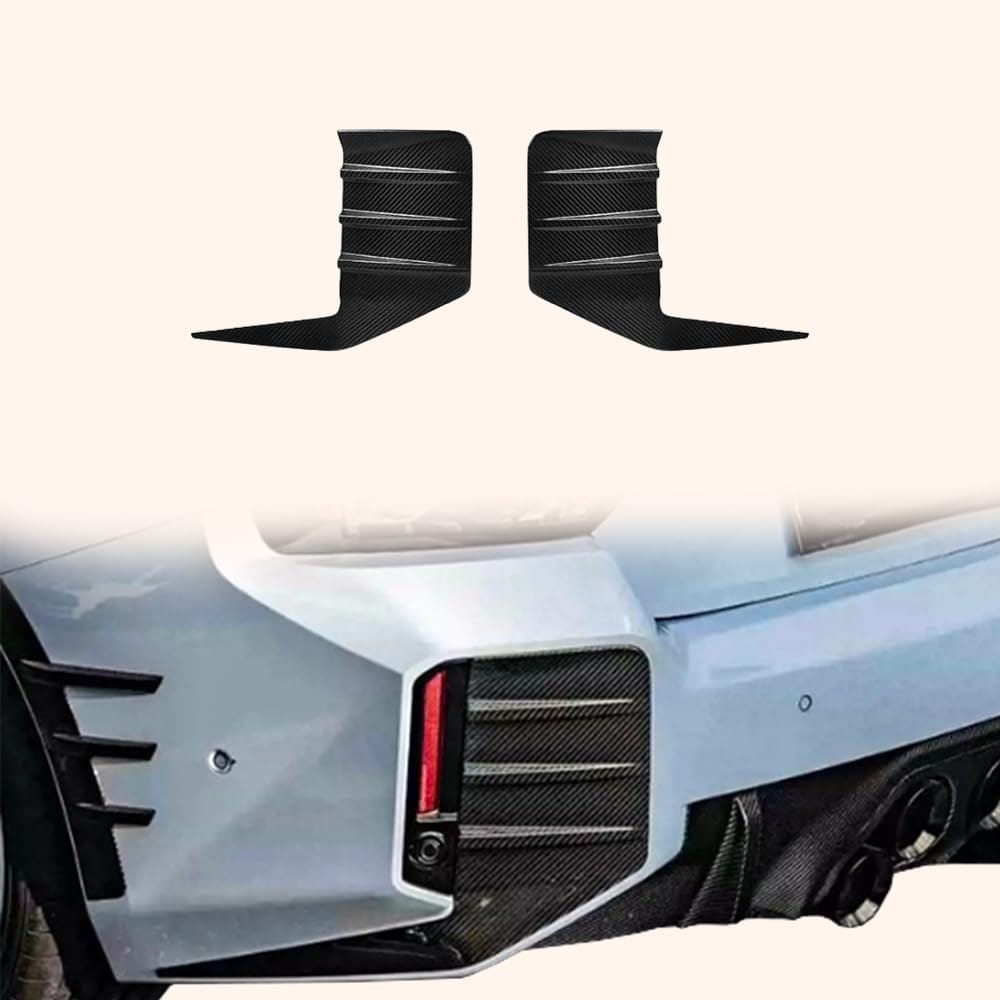 Kazento For BMW M2 G87 Coupe 2023-24 Carbon Fiber MP Rear Bumper Side Vents Duct Cover