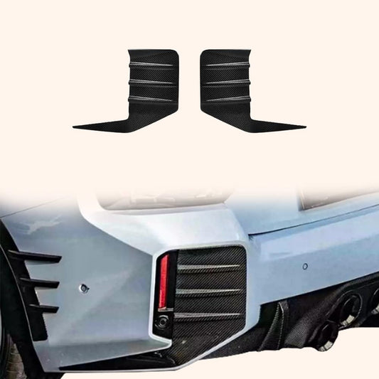 Kazento For BMW M2 G87 Coupe 2023-24 Carbon Fiber MP Rear Bumper Side Vents Duct Cover