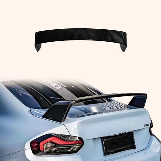 Kazento For BMW M2 G87 Coupe  2023-24 Carbon Fiber MP Style Rear Trunk GT Spoiler Wing Kazento Carbon Parts 车身侧板 Carbon Fiber M2G87-RS-GT-MP-CF
