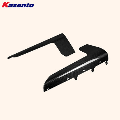 Kazento For BMW M2 G87 Coupe 2023-24 Carbon Fiber MP Style Side Skirts Add On Spat Pair