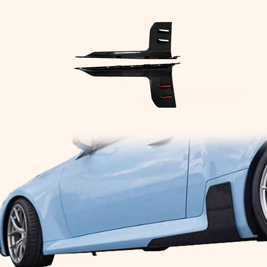 Kazento For BMW M2 G87 Coupe 2023-24 Carbon Fiber MP Style Side Skirts Add On Spat Pair