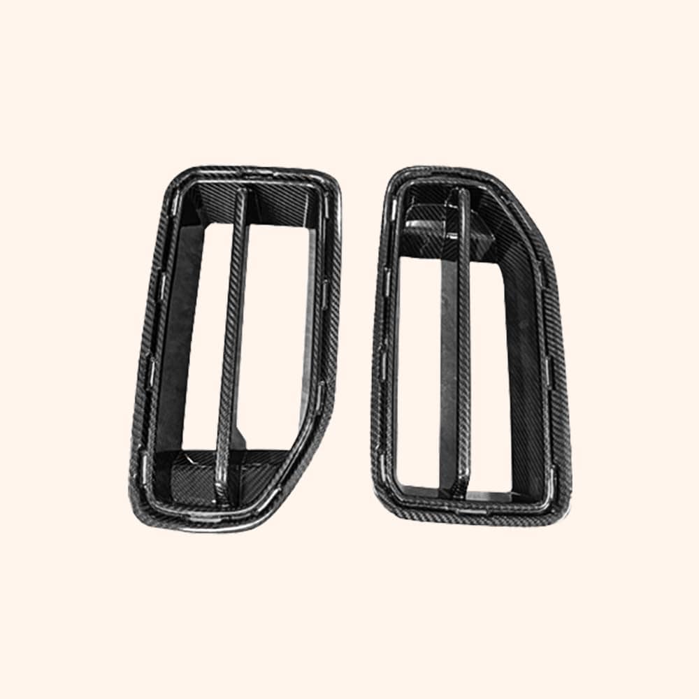 Kazento For BMW M2 G87 Coupe  2023-24 Carbon MP Style Front Bumper Center Grille Cover Kazento Carbon Parts 车身侧板