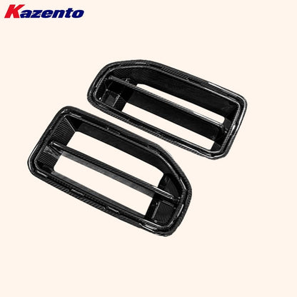 Kazento For BMW M2 G87 Coupe  2023-24 Carbon MP Style Front Bumper Center Grille Cover Kazento Carbon Parts 车身侧板