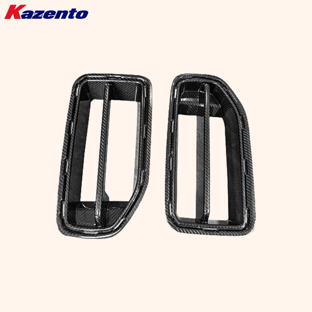Kazento For BMW M2 G87 Coupe  2023-24 Carbon MP Style Front Bumper Center Grille Cover Kazento Carbon Parts 车身侧板