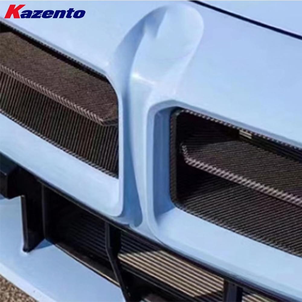 Kazento For BMW M2 G87 Coupe  2023-24 Carbon MP Style Front Bumper Center Grille Cover Kazento Carbon Parts 车身侧板