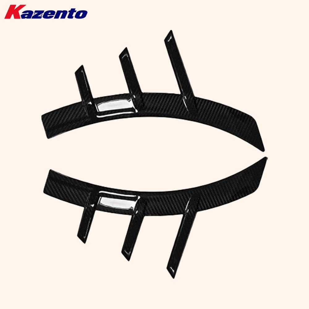 Kazento For BMW M2 G87 Coupe 2023-24 Carbon MP Style Front Bumper Side Fender Vents Trim