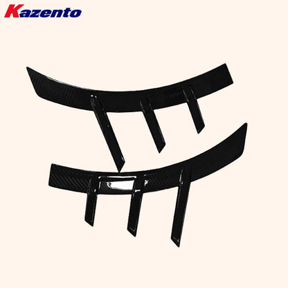 Kazento For BMW M2 G87 Coupe 2023-24 Carbon MP Style Front Bumper Side Fender Vents Trim