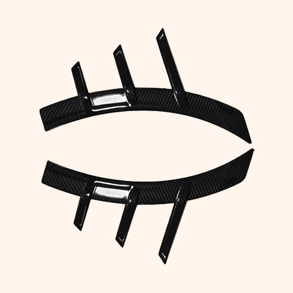 Kazento For BMW M2 G87 Coupe 2023-24 Carbon MP Style Front Bumper Side Fender Vents Trim