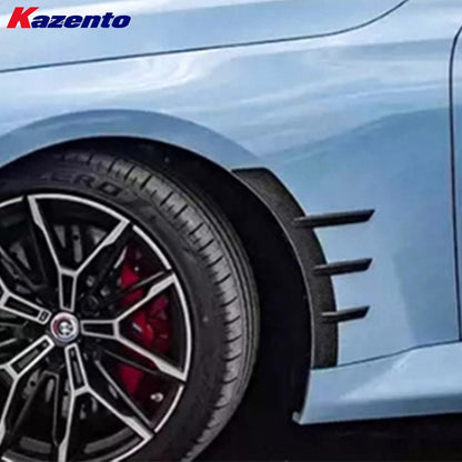Kazento For BMW M2 G87 Coupe 2023-24 Carbon MP Style Front Bumper Side Fender Vents Trim