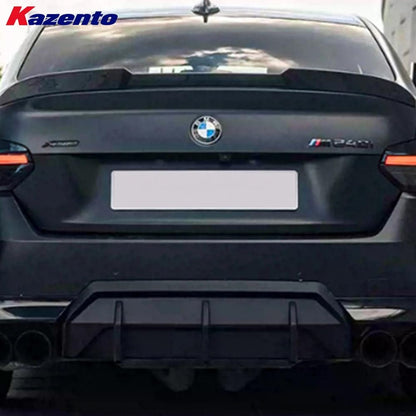 Kazento For BMW M2 G87 Coupe  2023-24 Carbon MP Style Rear Trunk Ductail Spoiler Lip Kazento Carbon Parts 车身侧板 M2G87-RS-MP-CF