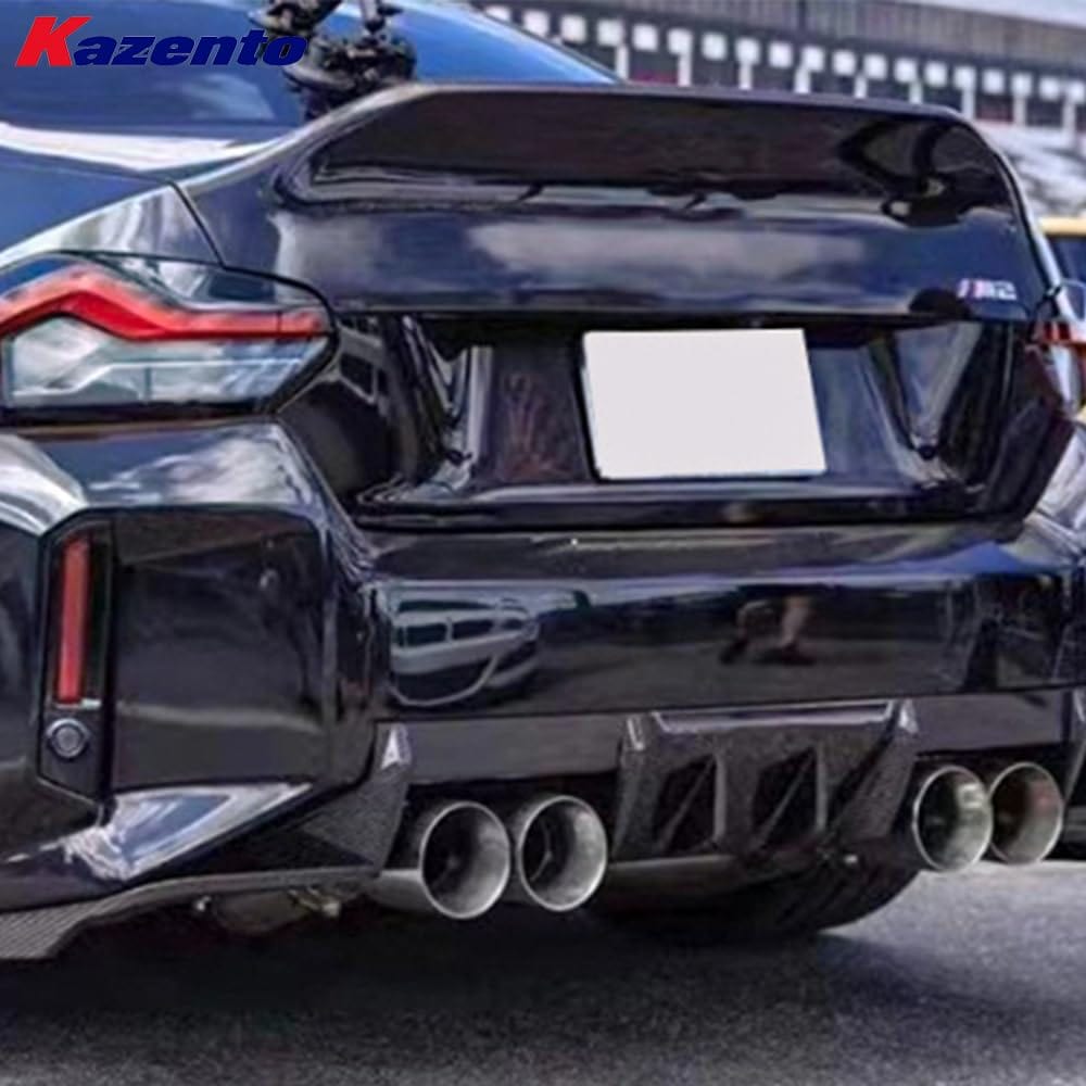 Kazento For BMW M2 G87 Coupe 2023-24 Carbon OE Style Rear Bumper Bottom Diffuser Lip