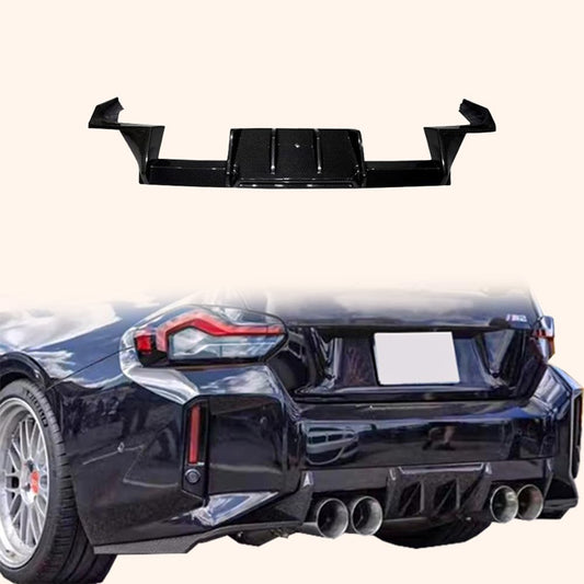 Kazento For BMW M2 G87 Coupe 2023-24 Carbon OE Style Rear Bumper Bottom Diffuser Lip