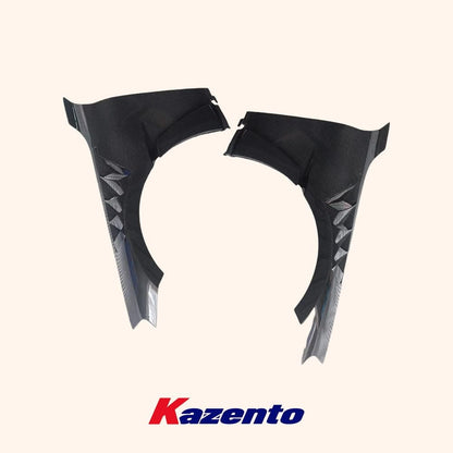 Kazento For BMW M2 G87 Dry Carbon Fiber WD Style Vented Front Fender Pair Replacement Kazento Carbon Parts 车身侧板 M2G87-FF-WD-DCF