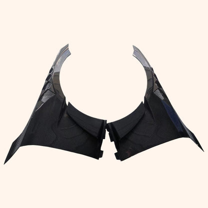 Kazento For BMW M2 G87 Dry Carbon Fiber WD Style Vented Front Fender Pair Replacement