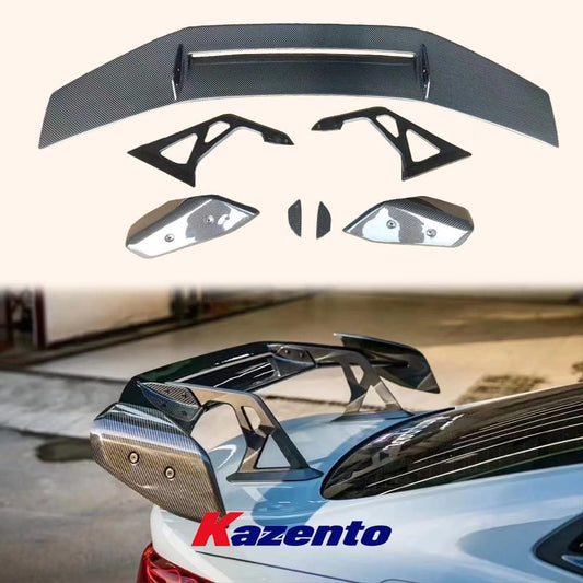 Kazento For BMW M2 M3 M4 Coupe Sedan GR86 BRZ Skyline GTR Camry Carbon AD3 Rear Spoiler Kazento Carbon Parts 车身侧板 UNI-RS-AD3-CF