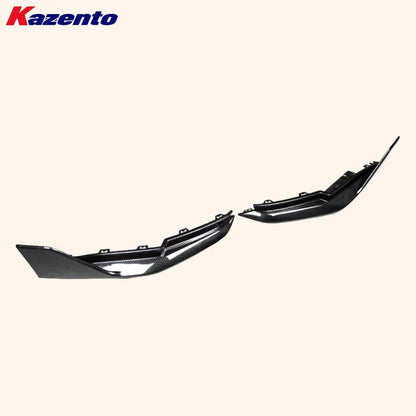 Kazento For BMW M3 G80 2020-24 Sedan Rear Bumper Side Spat Lip Pair Kazento Carbon Parts 车身侧板