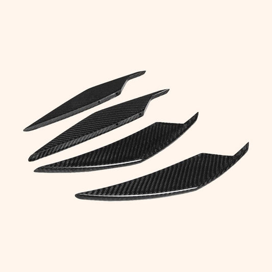 Kazento For BMW M3 G80 G81 M4 G82 G83 20-24 AC Style Front Bumper Canard Pair Kazento Carbon Parts 车身侧板