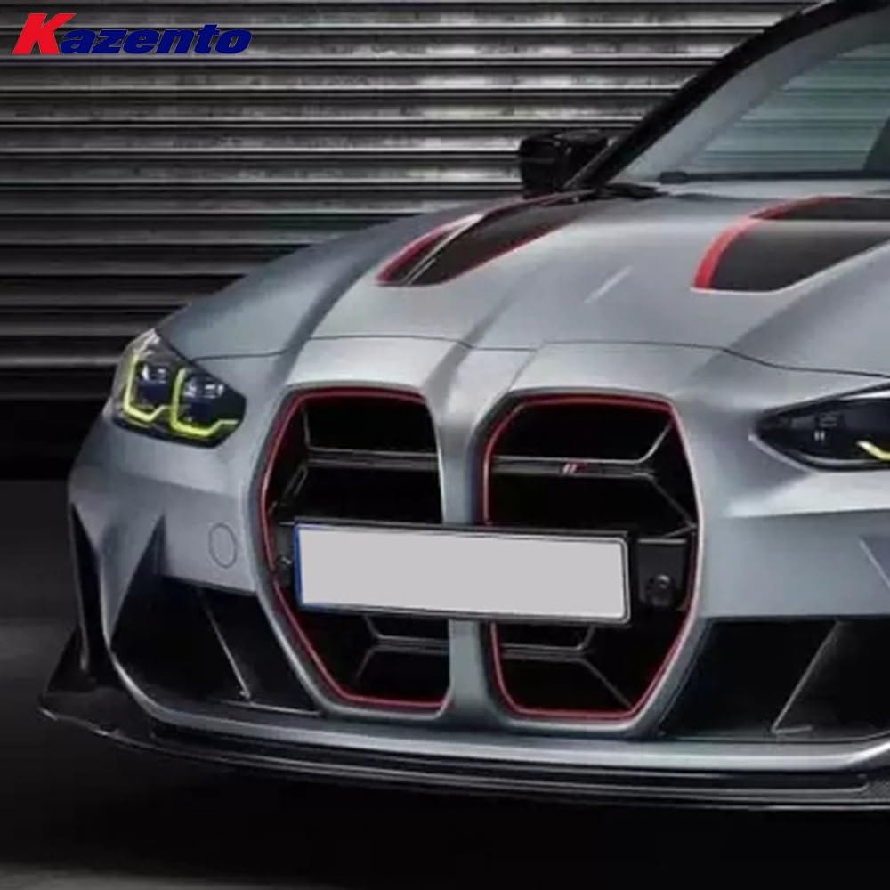 Kazento For BMW M3 G80 G81 M4 G82 G83 20-24 Carbon CL Style Front Bumper Lip Diffuser
