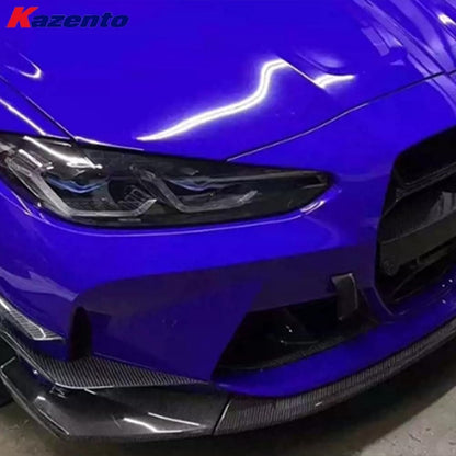 Kazento For BMW M3 G80 G81 M4 G82 G83 20-24 Carbon CL Style Front Bumper Lip Diffuser