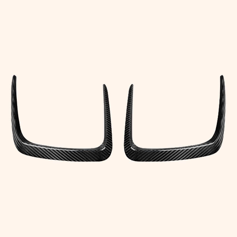 Kazento For BMW M3 G80 G81 M4 G82 G83 20-24 Carbon KZ Style Front Bumper Hood Vents Duct