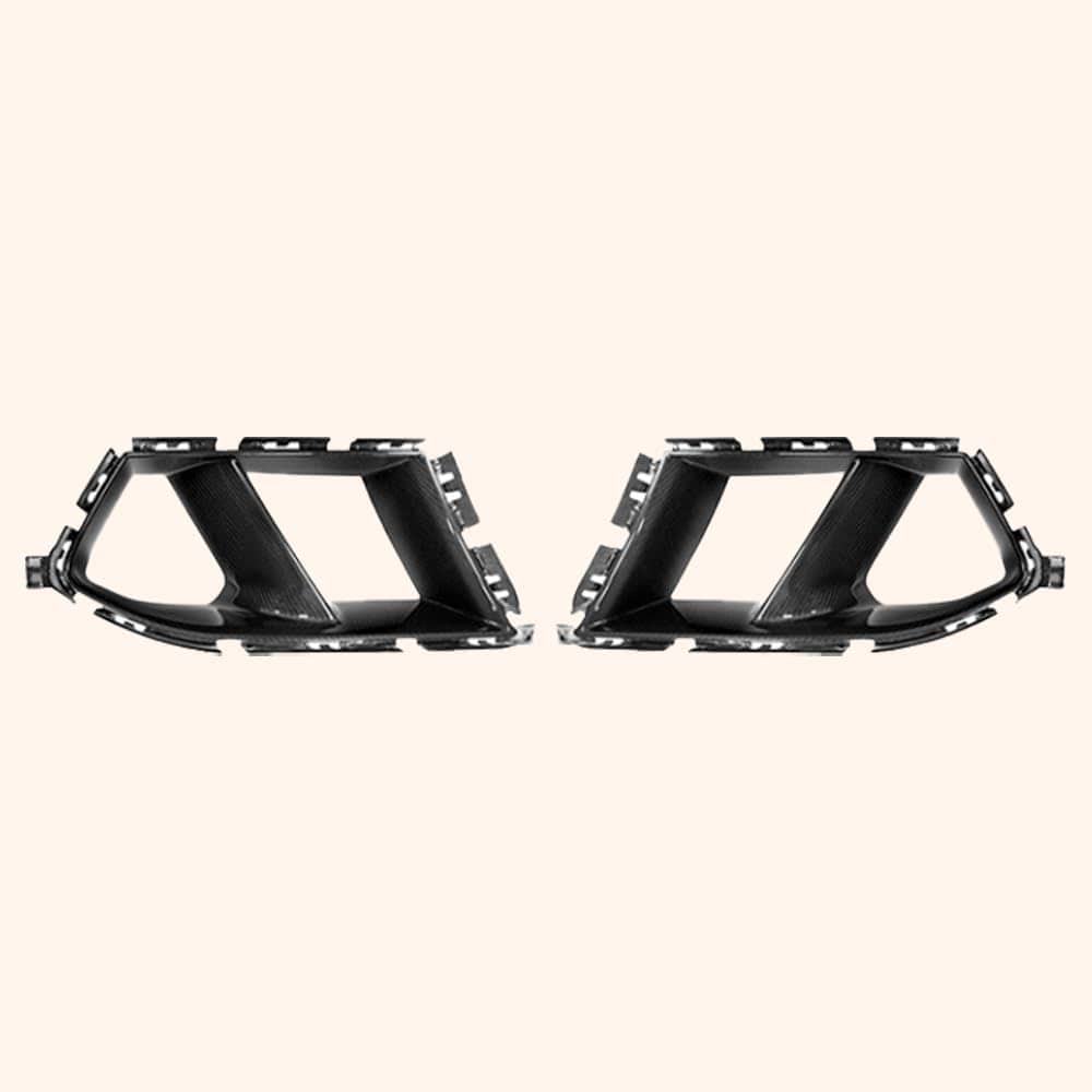 Kazento For BMW M3 G80 G81 M4 G82 G83 20-24 Carbon MP Front Bumper Side Vents Duct Cover Kazento Carbon Parts 车身侧板
