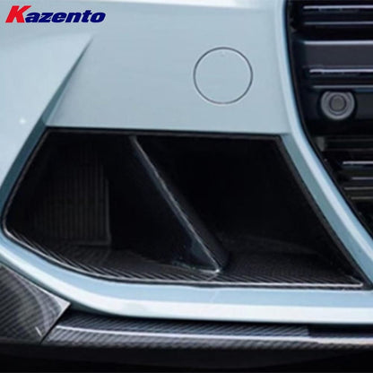 Kazento For BMW M3 G80 G81 M4 G82 G83 20-24 Carbon MP Front Bumper Side Vents Duct Cover
