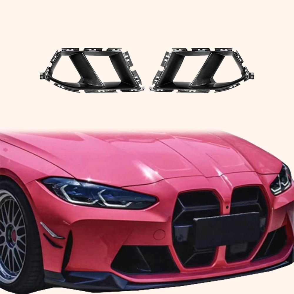 Kazento For BMW M3 G80 G81 M4 G82 G83 20-24 Carbon MP Front Bumper Side Vents Duct Cover