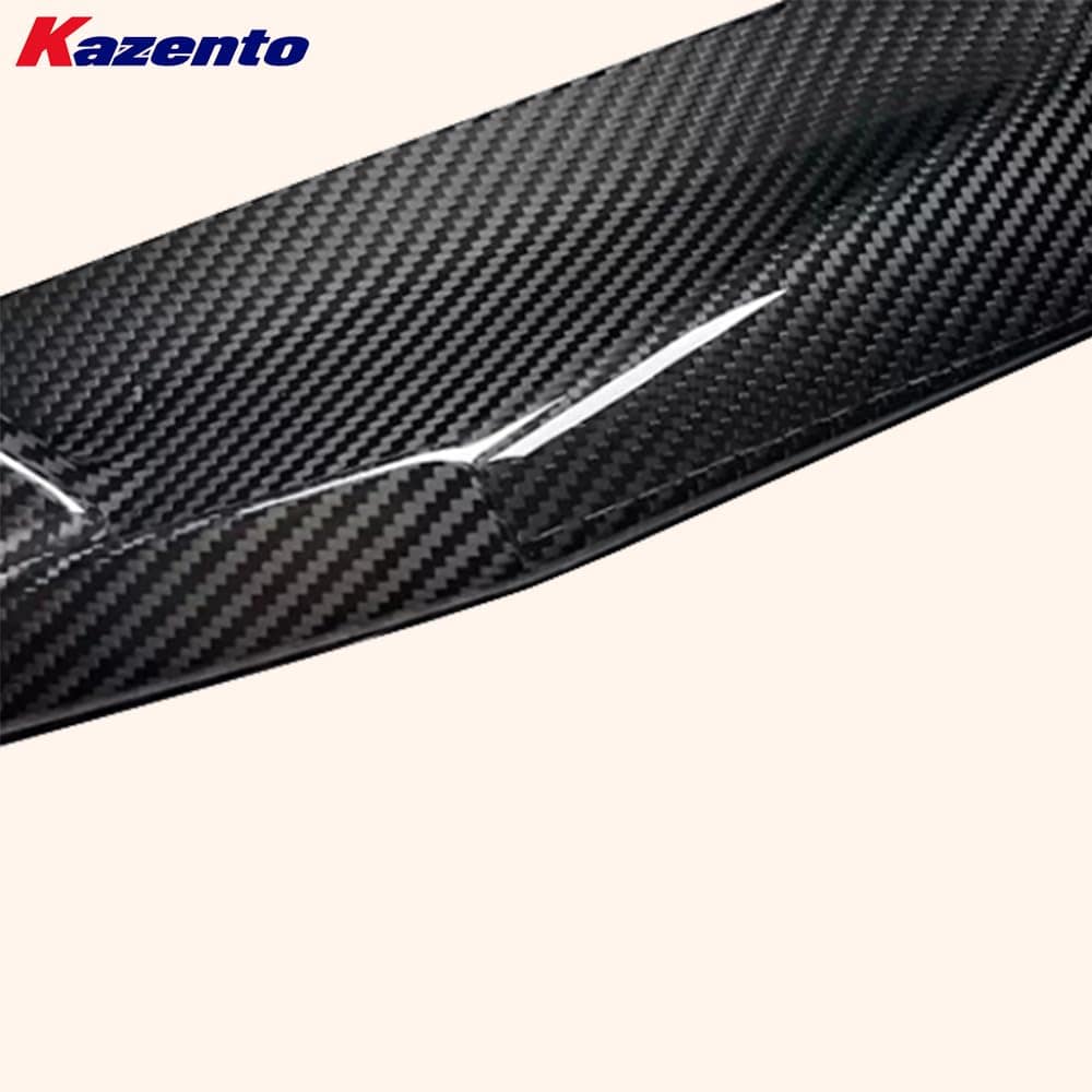 Kazento For BMW M3 G80 G81 M4 G82 G83 20-24 Carbon MP Style Front Bumper Lip 3pcs