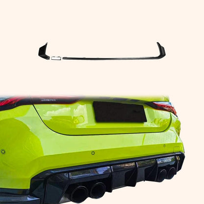 Kazento For BMW M3 G80 G81 M4 G82 G83 20-24 Carbon OE Style Rear Bumper Lip Trim Guard Kazento Carbon Parts 车身侧板 Carbon FIber M3M4G80-RLTRIM-OE-CF