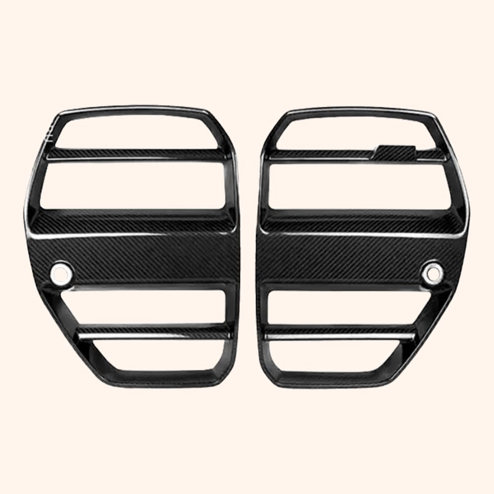 Kazento For BMW M3 G80 G81 M4 G82 G83 20-24 Carbon ST Style Front Center Grille Cover