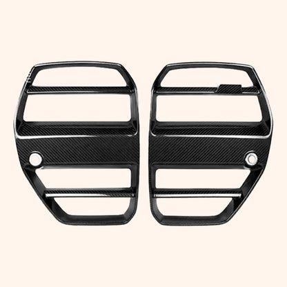 Kazento For BMW M3 G80 G81 M4 G82 G83 20-24 Carbon ST Style Front Center Grille Cover
