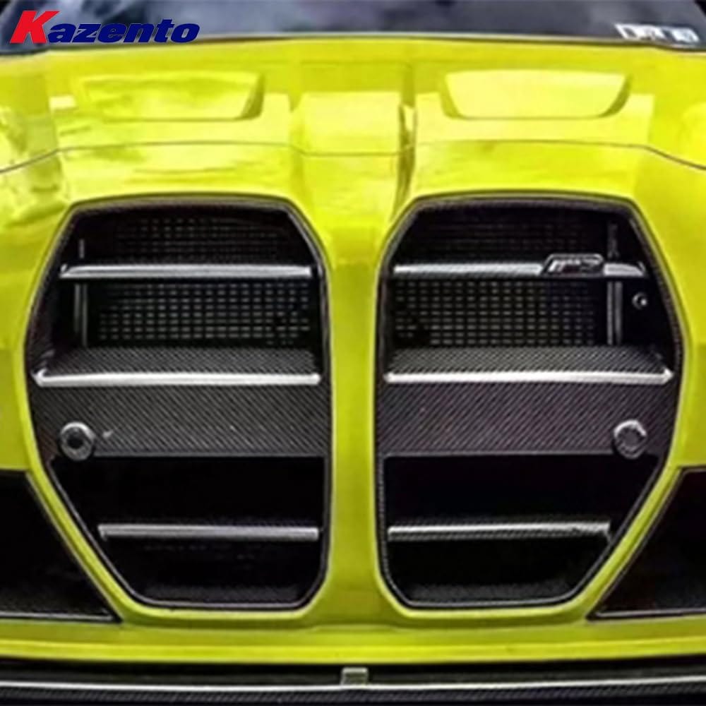 Kazento For BMW M3 G80 G81 M4 G82 G83 20-24 Carbon ST Style Front Center Grille Cover