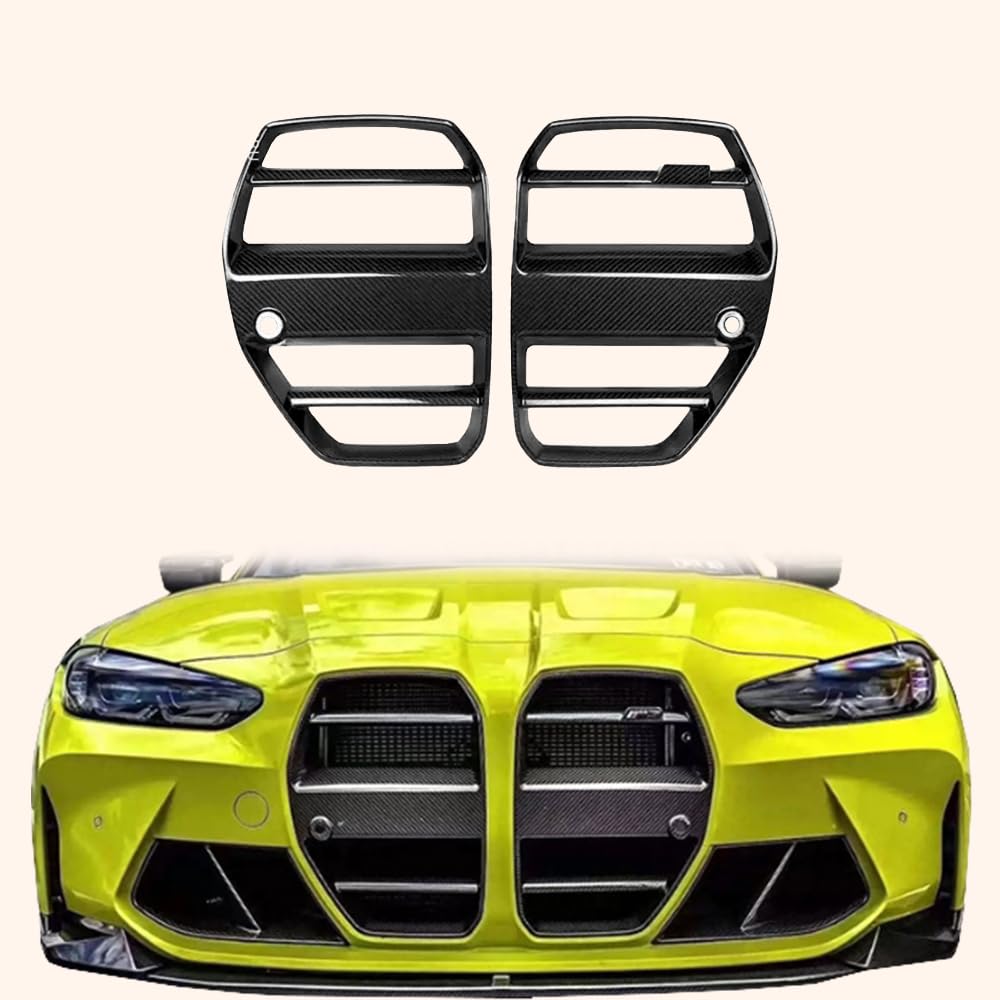 Kazento For BMW M3 G80 G81 M4 G82 G83 20-24 Carbon ST Style Front Center Grille Cover
