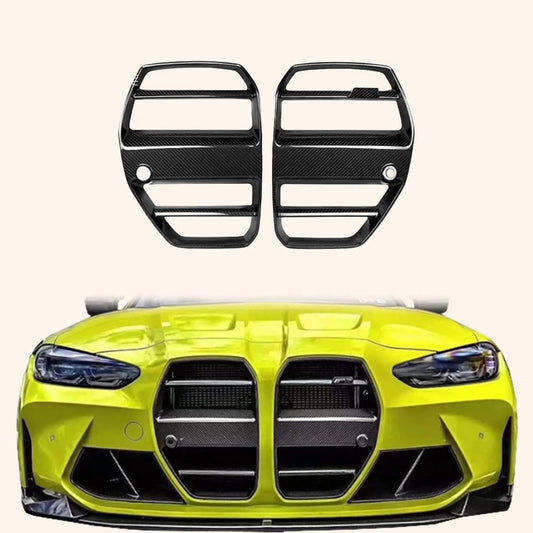 Kazento For BMW M3 G80 G81 M4 G82 G83 20-24 Carbon ST Style Front Center Grille Cover