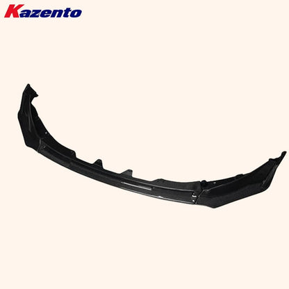 Kazento For BMW M3 G80 G81 M4 G82 G83 20-24 Carbon V Style Front Bumper Lip 3pcs Kazento Carbon Parts 车身侧板