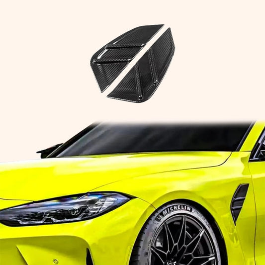 Kazento For BMW M3 G80 G81 M4 G82 G83 20-24 Dry Carbon CL Front Side Fender Vents Cover Kazento Carbon Parts 车身侧板 M3M4G80-FV-CSL-DCF