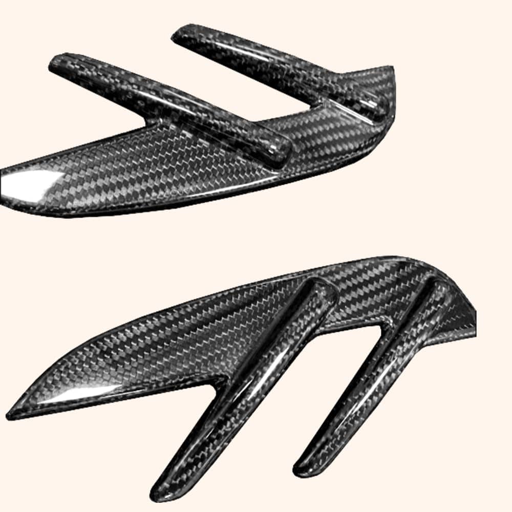 Kazento For BMW M3 G80 G81 M4 G82 G83 20-24 Dry Carbon OE Front Bumper Fender Vents Trim