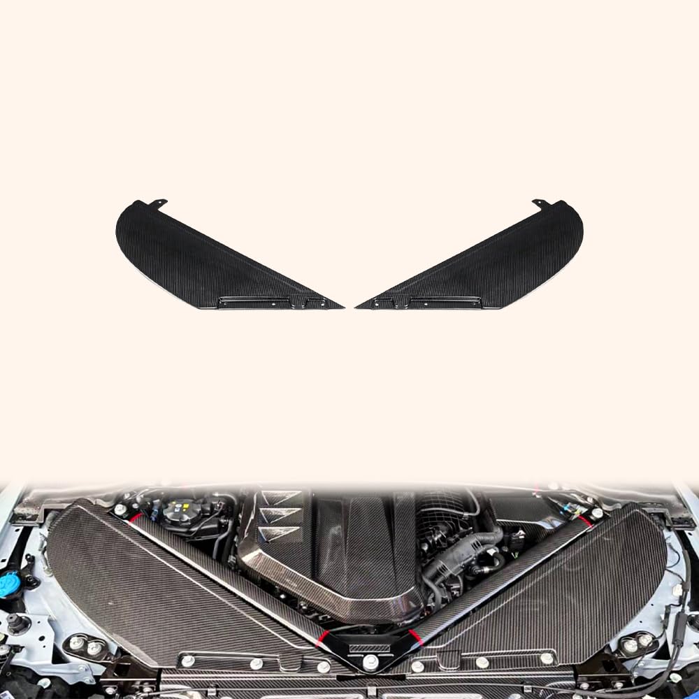 Kazento For BMW M3 G80 G81 M4 G82 G83 20-24 Dry Carbon OE Front Engine Air Intake Cover Kazento Carbon Parts 车身侧板 M3M4G80-INTAKE-OE-DCF