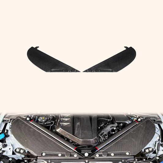 Kazento For BMW M3 G80 G81 M4 G82 G83 20-24 Dry Carbon OE Front Engine Air Intake Cover Kazento Carbon Parts 车身侧板 M3M4G80-INTAKE-OE-DCF