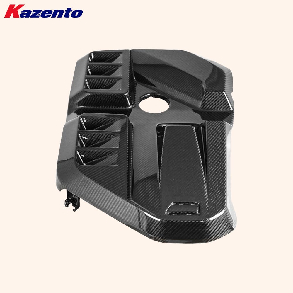 Kazento For BMW M4 M3 G82 G83 G80 2020-24 2 Door Coupe KZ Style Dry Carbon Engine Cover Kazento Carbon Parts 车身侧板 M4G82-ENG-KZ-DCF