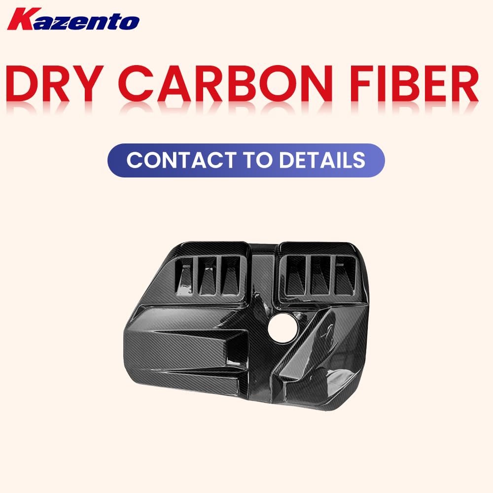 Kazento For BMW M4 M3 G82 G83 G80 2020-24 2 Door Coupe KZ Style Dry Carbon Engine Cover Kazento Carbon Parts 车身侧板 M4G82-ENG-KZ-DCF