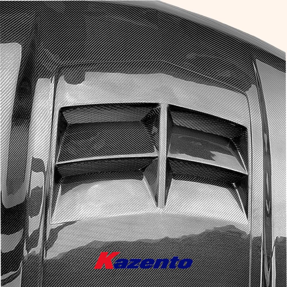 Kazento For Chevrolet Camaro 1998-2002 KZ Style Carbon Fiber Front Bumper Hood Bonnet Kazento Carbon Parts 引擎盖 CAMA02-HOOD-KZ-CF