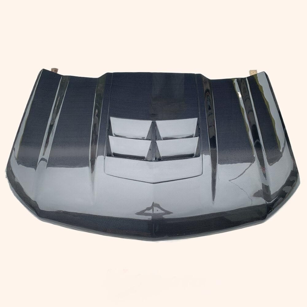 Kazento For Chevrolet Camaro 1998-2002 KZ Style Carbon Fiber Front Bumper Hood Bonnet Kazento Carbon Parts 引擎盖 CAMA02-HOOD-KZ-CF