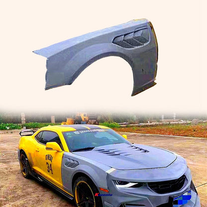 Kazento For Chevrolet Camaro 2010-2015 Carbon Fiber Vented Front Side Fender Pair Kazento Carbon Parts 车身侧板 CAMARO15-FF-ADL-CF
