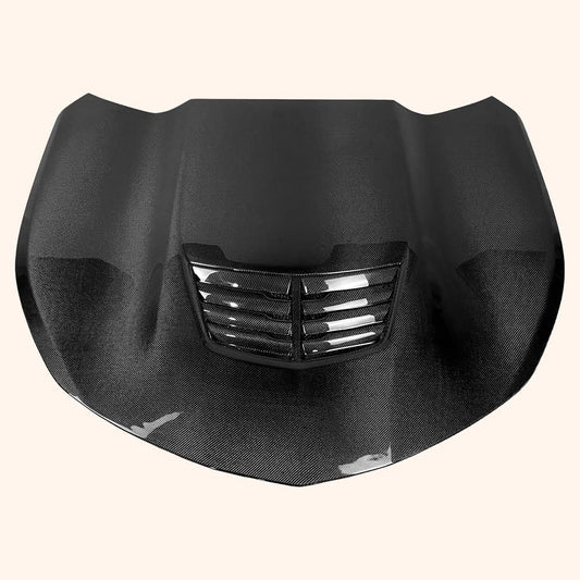 Kazento For Chevrolet Camaro 2016-22 KZ Style Vented Carbon Fiber Front Hood Bonnet Kazento Carbon Parts 车身侧板 CAMA1622-HOOD-KZ-CF