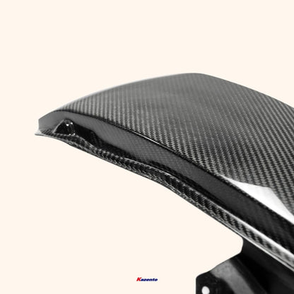 Kazento For Civic Fd2 Epa Style  For Honda Headlight Block Out Carbon Fiber Front Head Light Lamp Covers Kazento Carbon Parts 车身侧板 FD2-HL-OE-EPA-CF