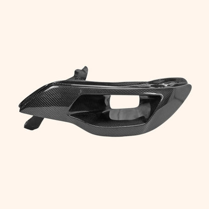 Kazento For Civic Fd2 Epa Style For Honda Headlight Intake Duct Lhs Carbon Fiber Front Head Light Lamp Covers Kazento Carbon Parts 车身侧板 FD2-HL-V-1P-EPA-CF