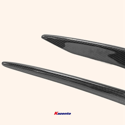 Kazento For Civic Fd2 For Honda Front Bumper Air Vents Carbon Fiber