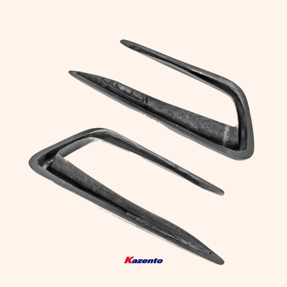 Kazento For Civic Fd2 For Honda Front Bumper Air Vents Carbon Fiber
